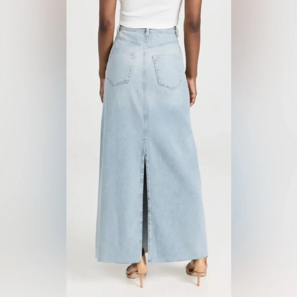 Reformation Kass Maxi Denim Skirt in Bowen Size 27 - Full Length Jean Skirt - Picture 3 of 15